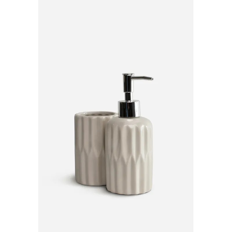 Juego de Baño de Cerámica de 2 Piezas - Ø7X15X18 cm