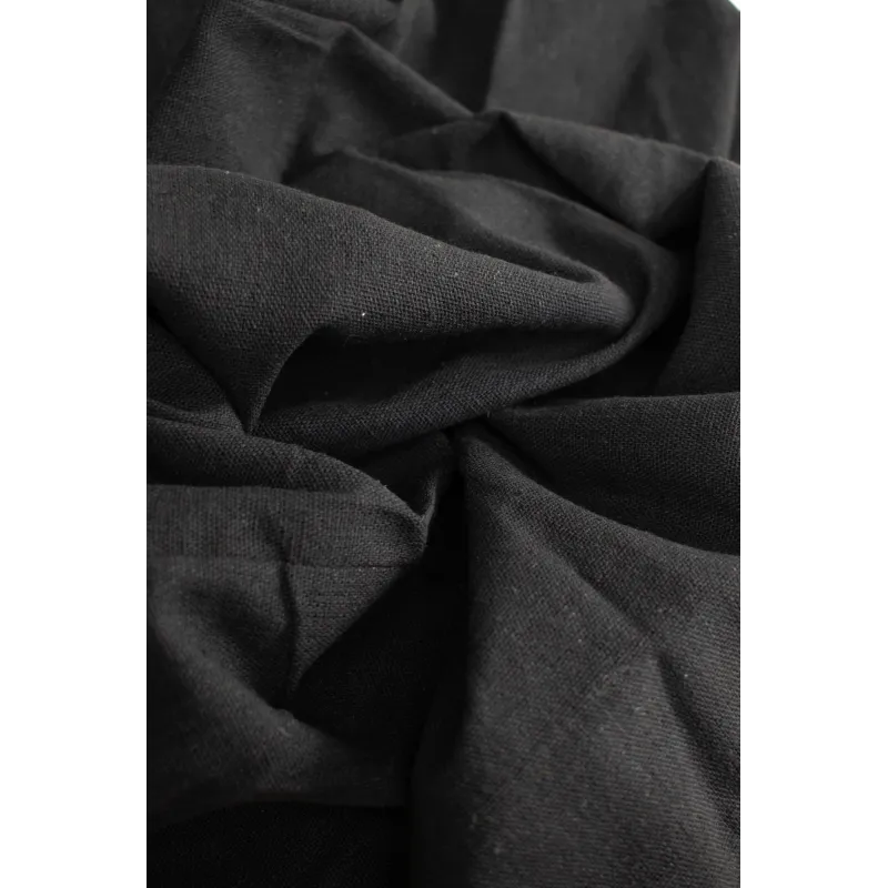 Ropero Plegable de Bambú Cuadrado con Tapa – Natural y Negro (35x35x50 cm)