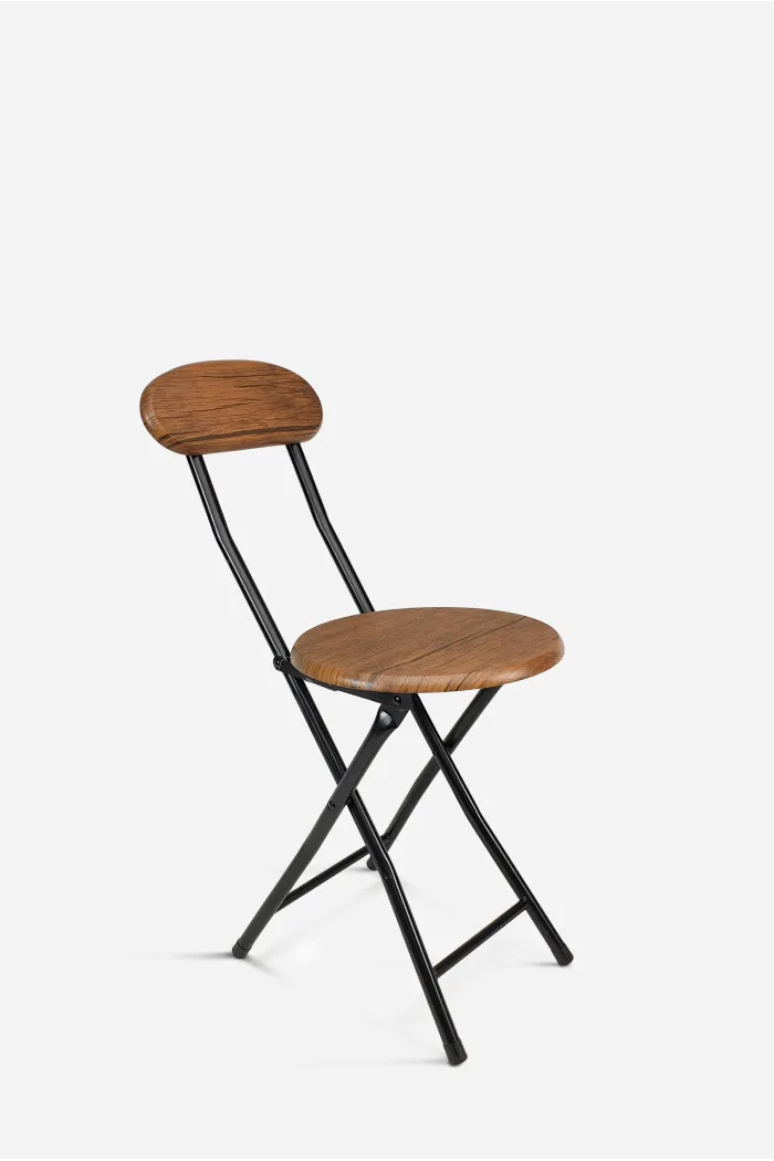 SILLA PLEGABLE MADERA Y METAL