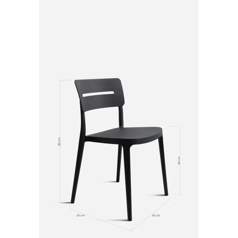 Silla de Comedor de 45x52x80 cm Zagreb