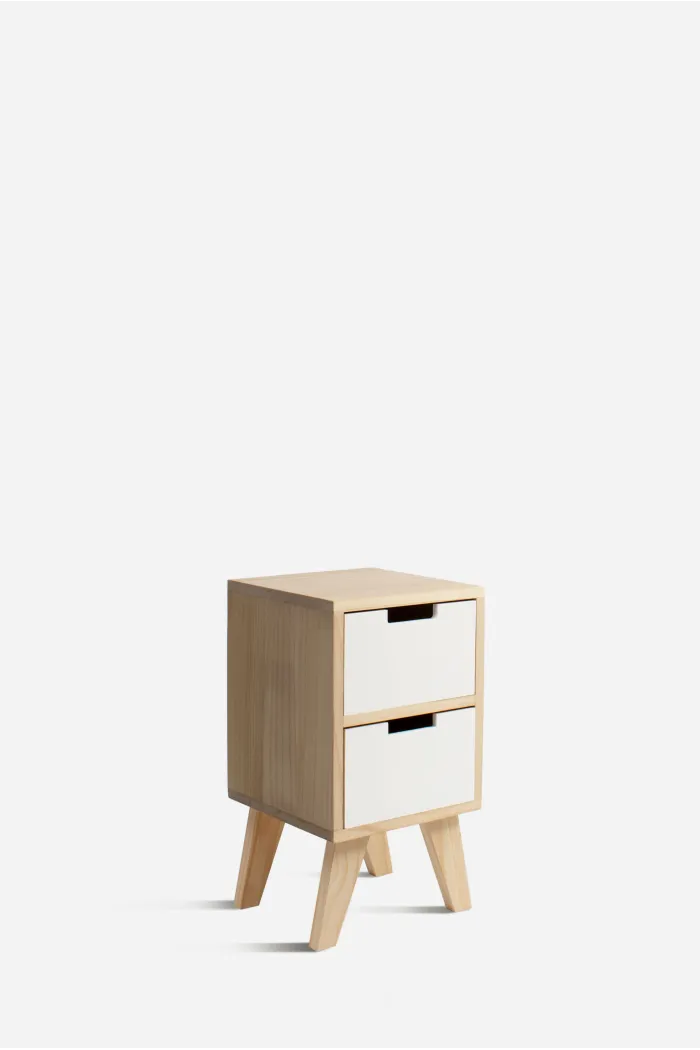 Mueble Auxiliar de 2 Cajones ─ Madera