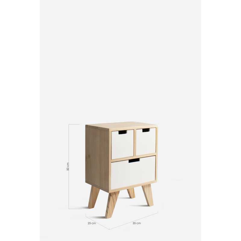 Mueble Auxiliar de 3 Cajones ─ Madera