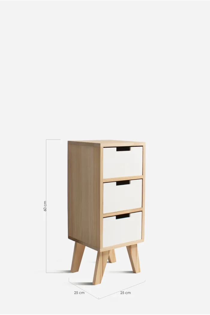 Mueble Auxiliar de 3 Cajones ─ Madera