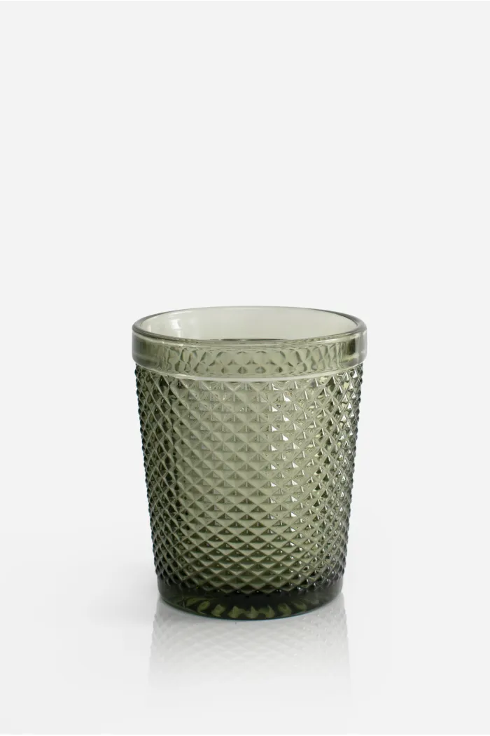 Pack de 6 Vasos de Cristal Gris – 250 ml (Ø7,5 x 10 cm)