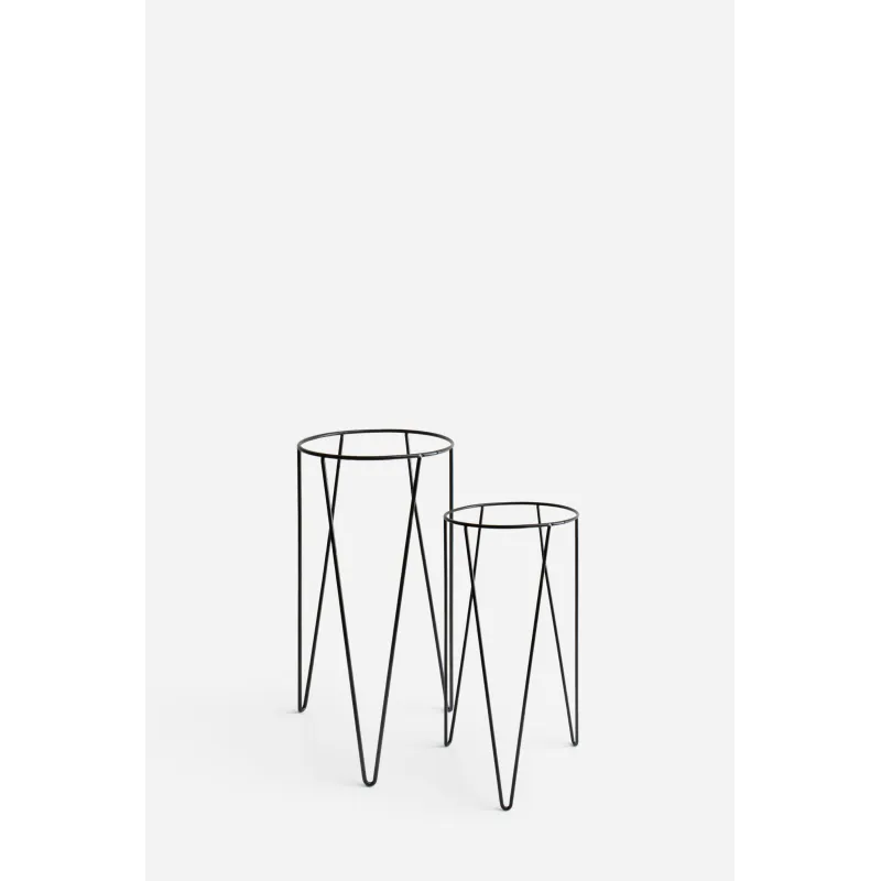 Set de 2 Peanas para Macetas─ 20X20X40 cm