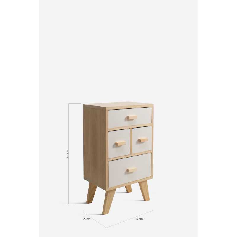 Cajonera de Madera ─ 3, 4 y 5 cajones