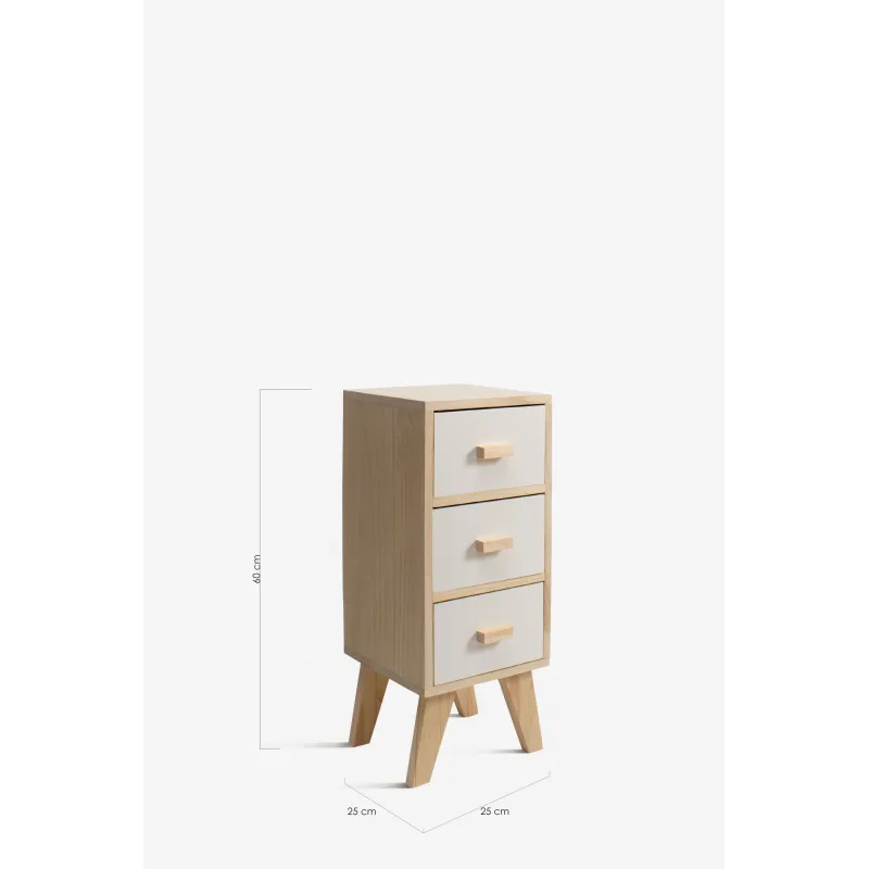Cajonera de Madera ─ 2, 3 y 4 cajones