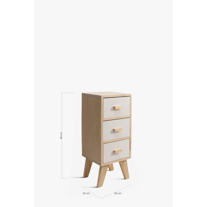 Cajonera de Madera ─ 2, 3 y 4 cajones