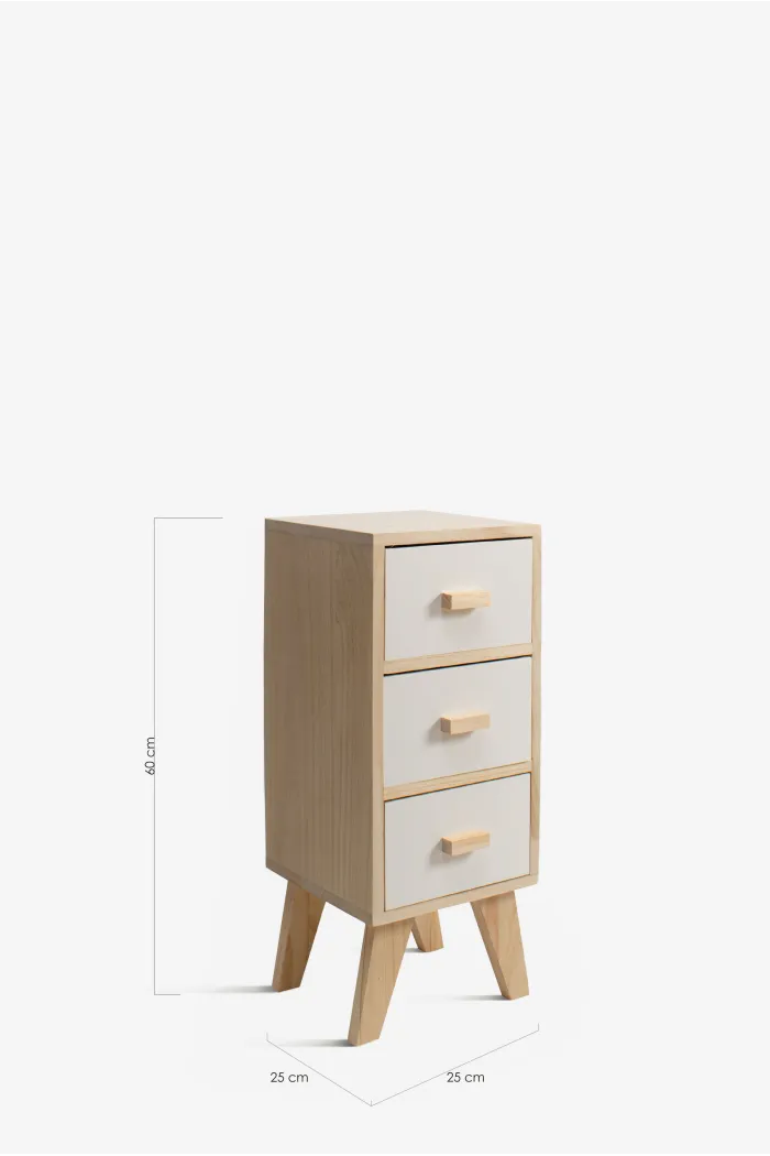 Cajonera de Madera ─ 2, 3 y 4 cajones