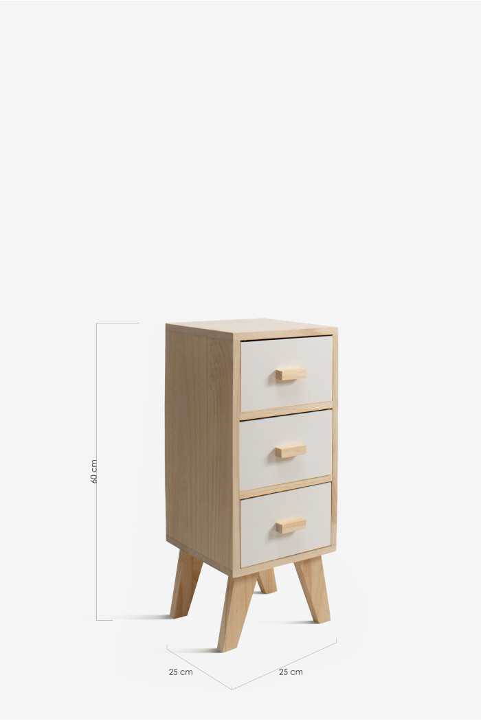 Cajonera de Madera ─ 2, 3 y 4 cajones