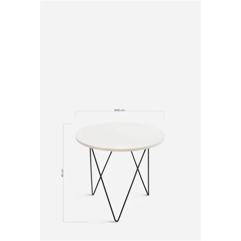 Mesa auxiliar, mesa sofa, mesa estilo industrial
