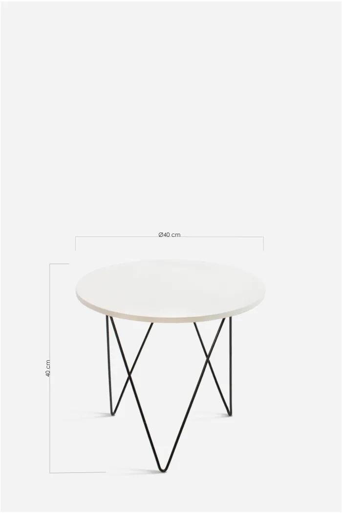 Mesa auxiliar, mesa sofa, mesa estilo industrial