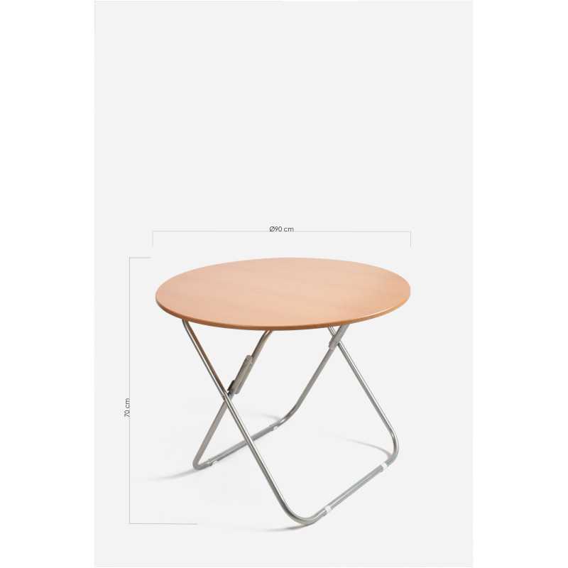 MESA PLEGABLE RECTANGULAR BLANCA