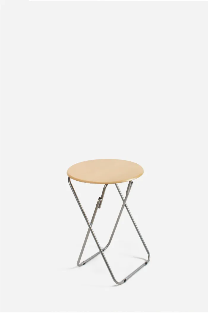 MESA PLEGABLE REDONDA DE MADERA