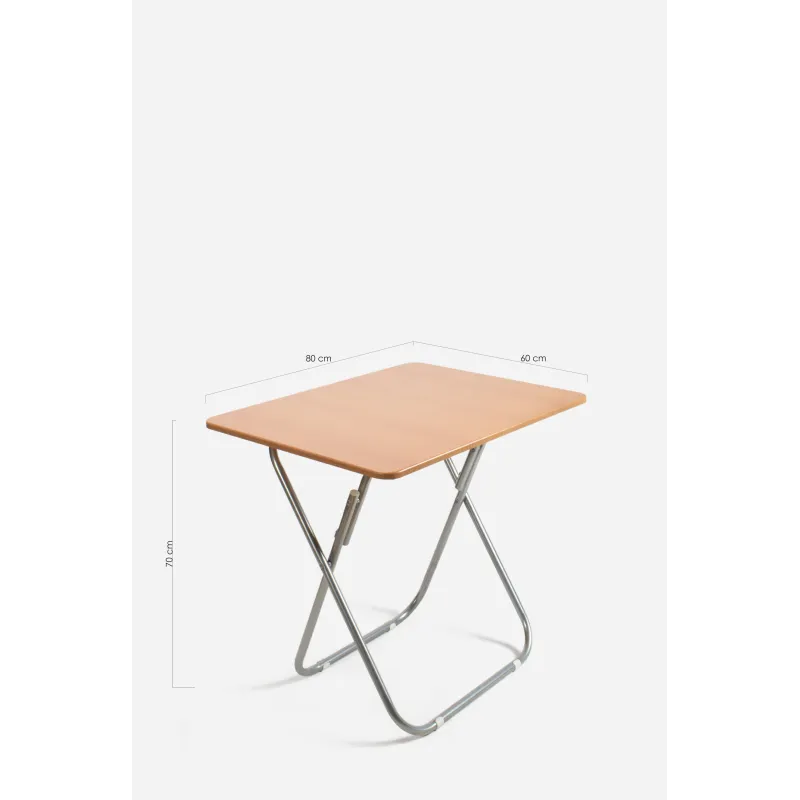 MESA PLEGABLE RECTANGULAR BLANCA