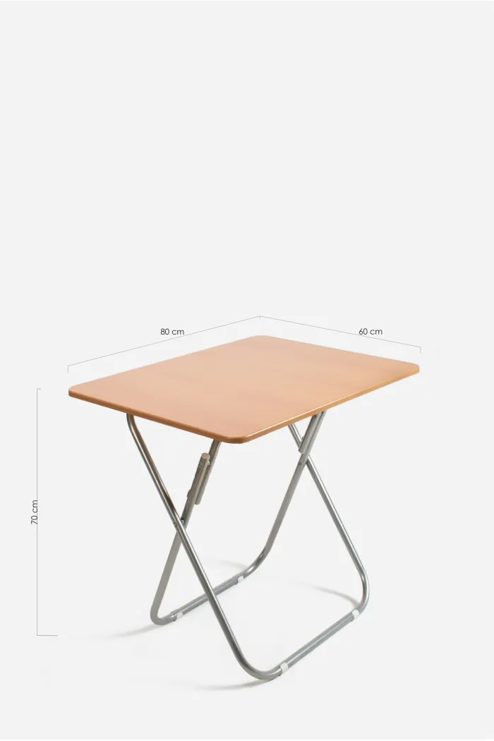 MESA PLEGABLE RECTANGULAR BLANCA