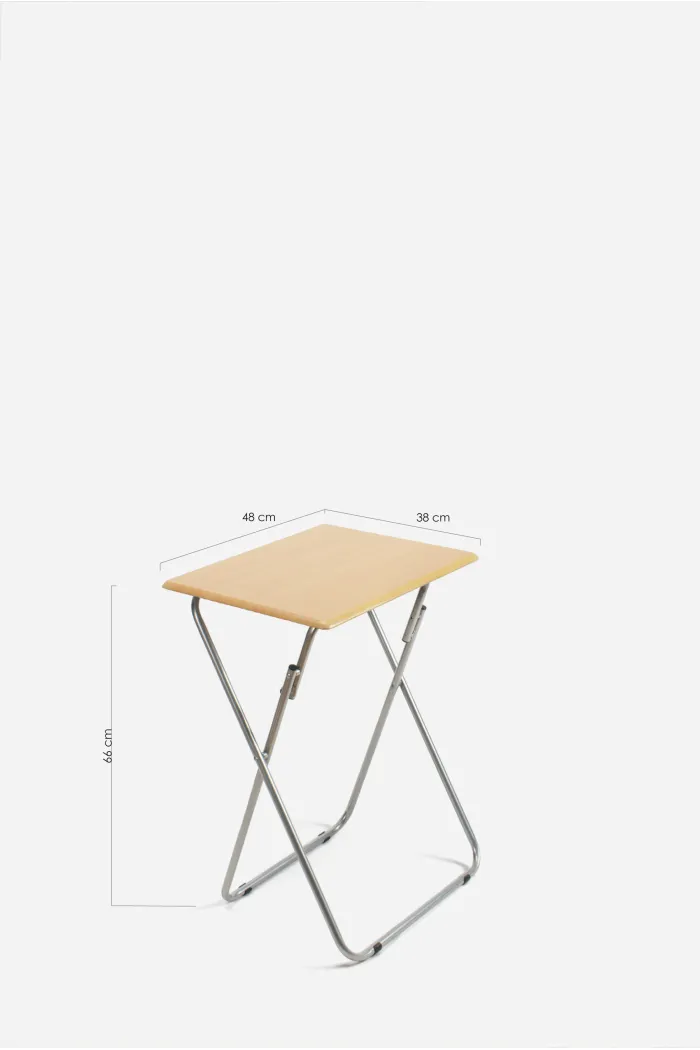 MESA PLEGABLE RECTANGULAR NATURAL