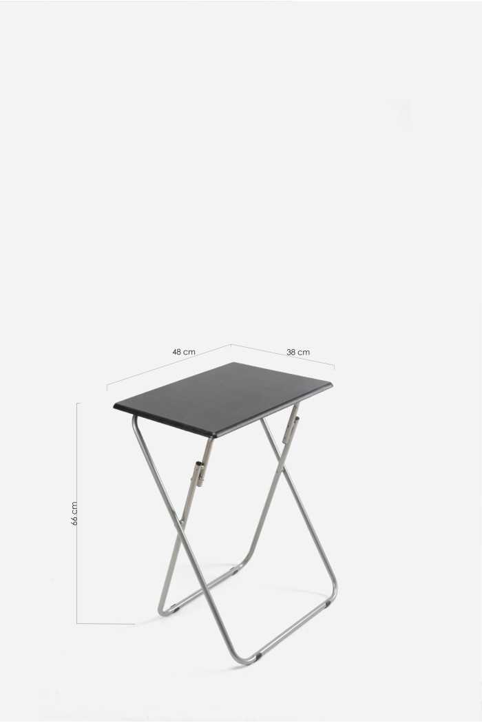 MESA DE MADERA PLEGABLE RECTANGULAR - 48X38X66 cm