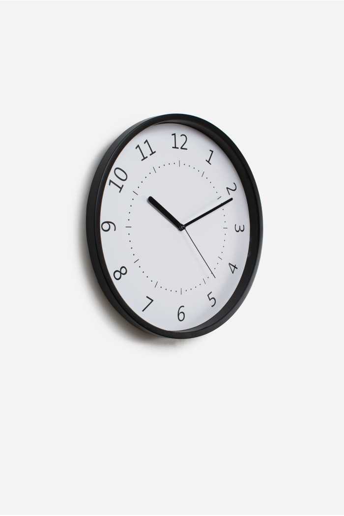 Reloj de Pared Ø30x4cm─ 2 Colores