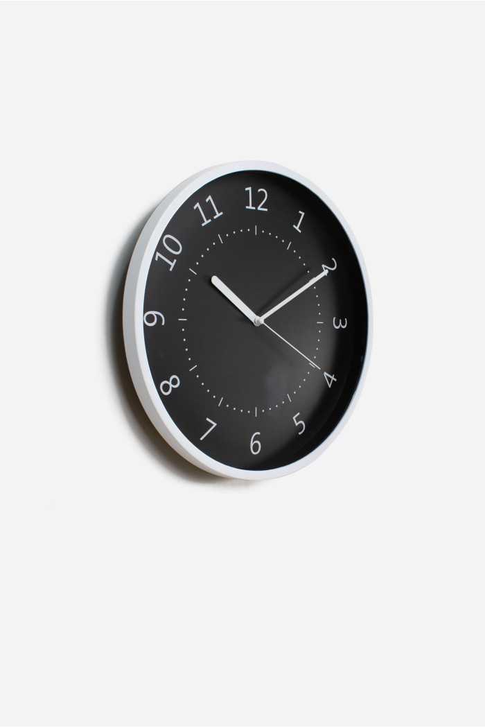 Reloj de Pared Ø30x4cm─ 2 Colores