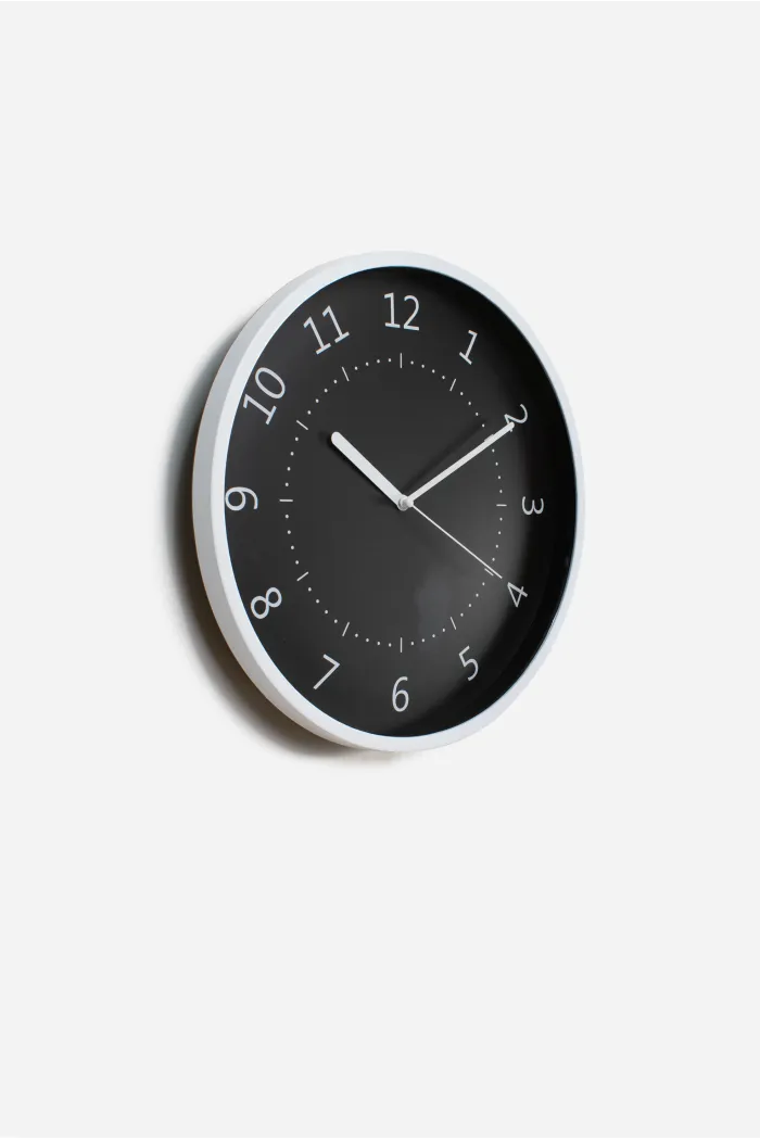 Reloj de Pared Ø30x4cm─ 2 Colores