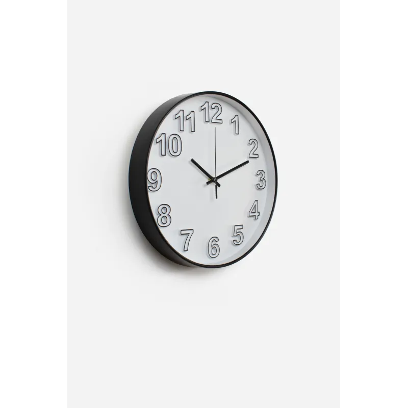 Reloj de Pared Ø30x4,5cm─ 2 Colores