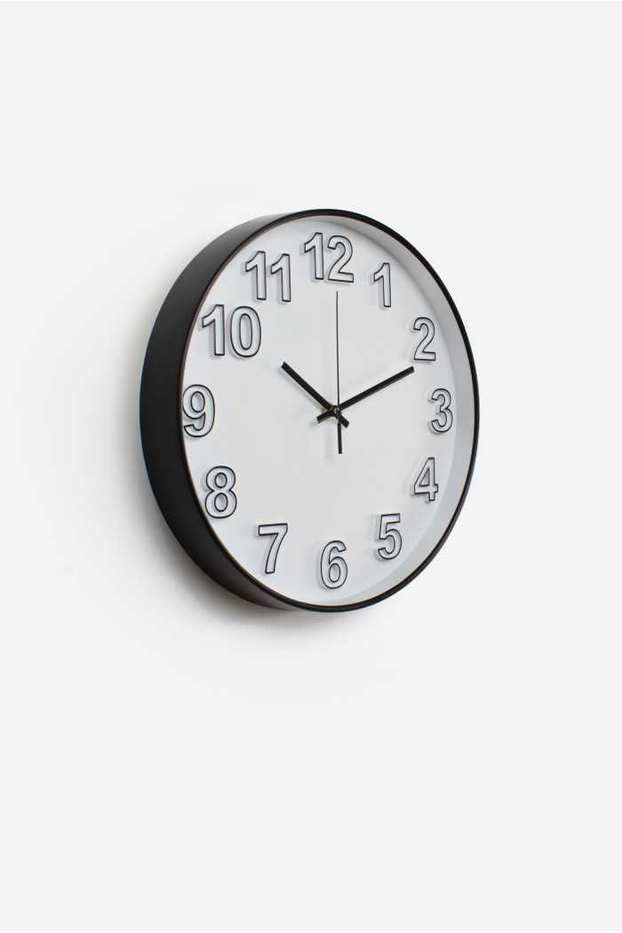 Reloj de Pared Ø30x4,5cm─ 2 Colores