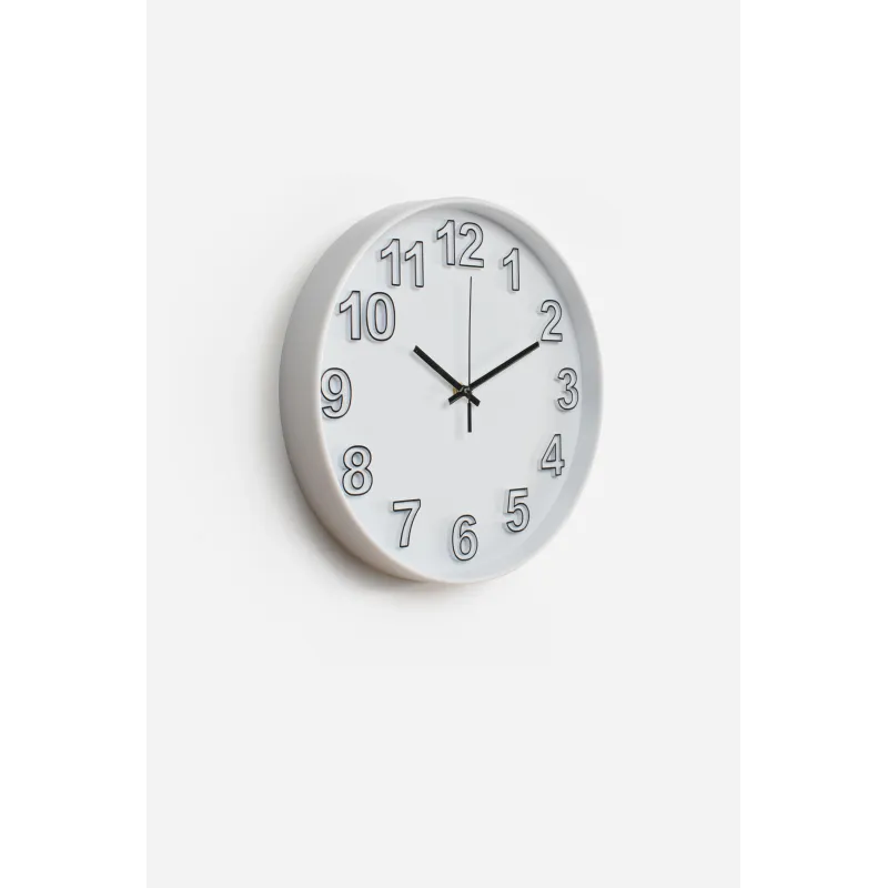 Reloj de Pared Ø30x4,5cm─ 2 Colores