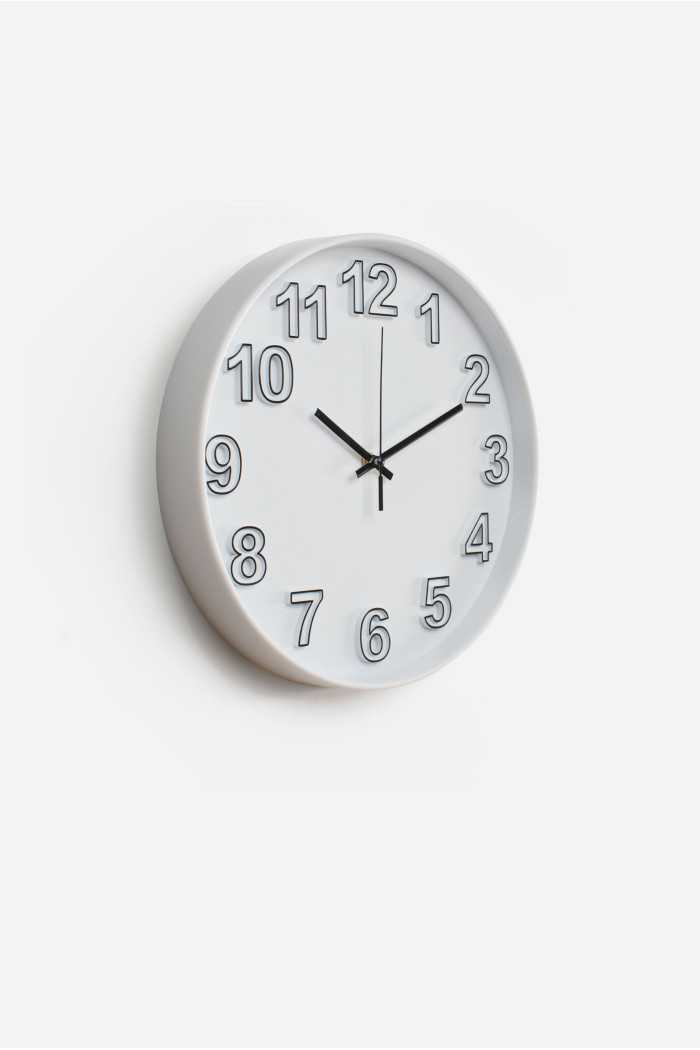 Reloj de Pared Ø30x4,5cm─ 2 Colores