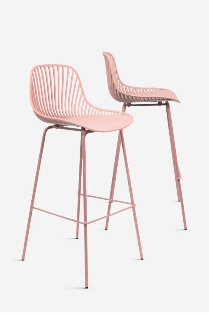 taburete cocina taburete alto de polipropieleno pp metal baratos taburete bar silla alta