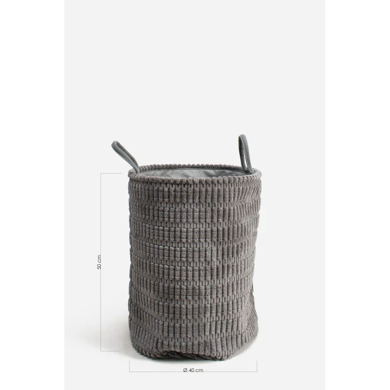 Set de 3 Cestos Roperos de Fibra Gruesa y Poliéster - 2 Modelos