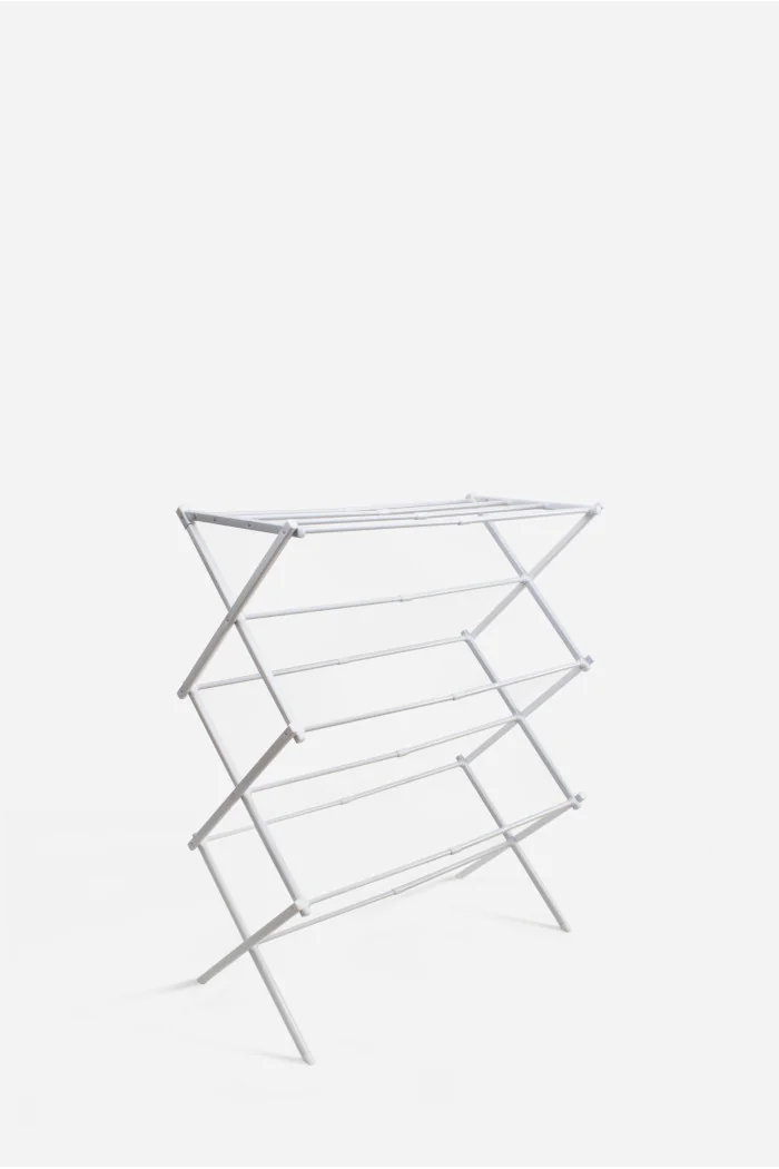 Tendedero Metálico Extensible 3 Niveles de 9 m de Capacidad - 2 Colores