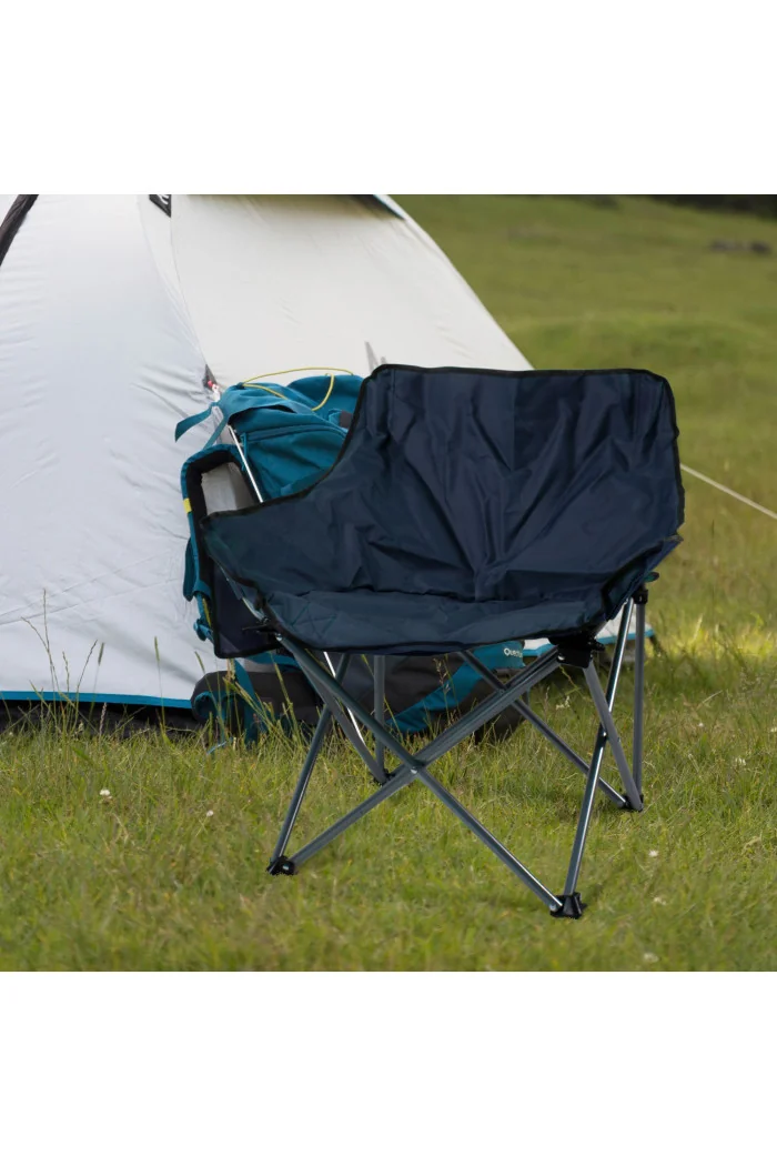 Silla de camping plegable - Azul
