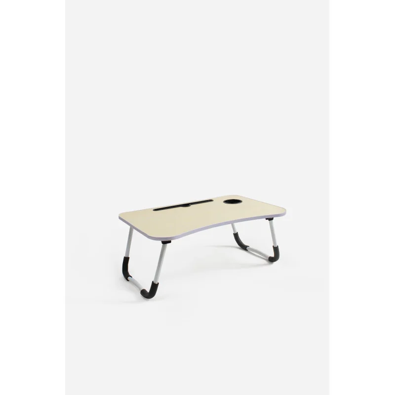 Bandeja de Cama Plegable con Posavasos (60x40x26 cm) - Varios Tonos