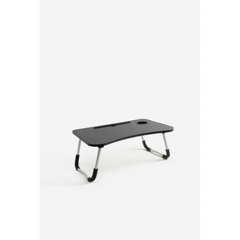 Bandeja de Cama Plegable con Posavasos (60x40x26 cm) - Varios Tonos