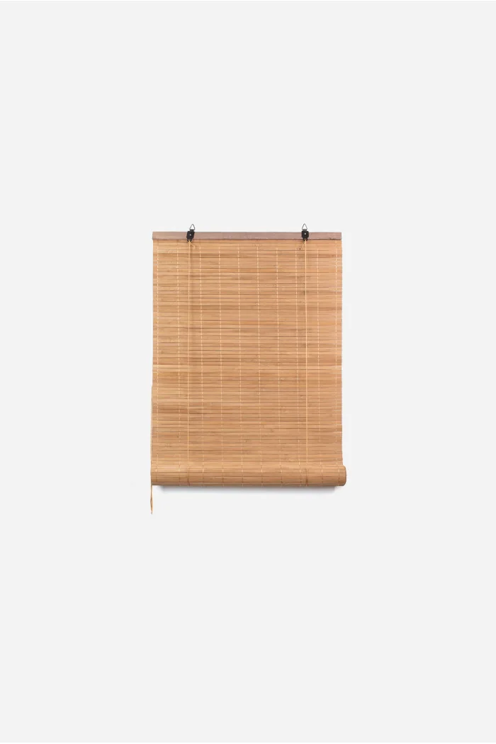 Persiana enrollable de bambú (60 x 140 cm) - Natural