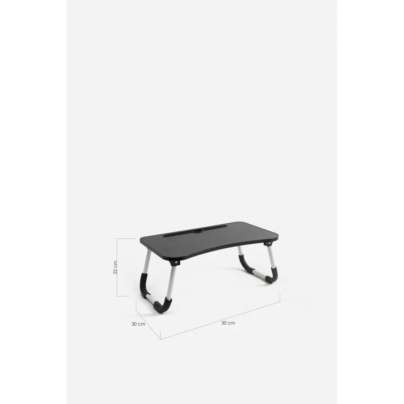 Bandeja de Cama Plegable con Soporte para Tablet (50x30x22 cm) - Varios Tonos