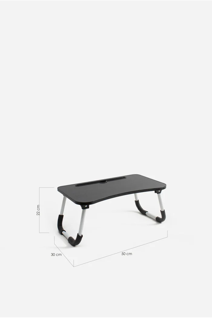 Bandeja de Cama Plegable con Soporte para Tablet (50x30x22 cm) - Varios Tonos