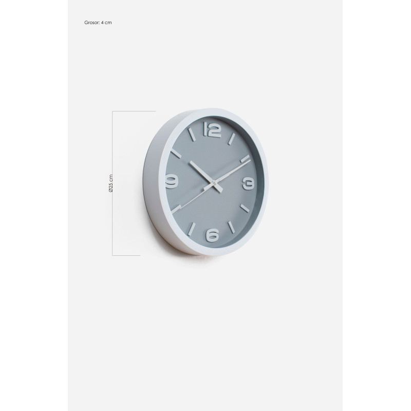 Reloj de Pared Ø25x4cm─ 2 Colores