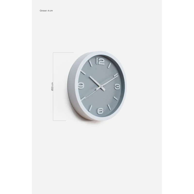 Reloj de Pared Ø25x4cm─ 2 Colores