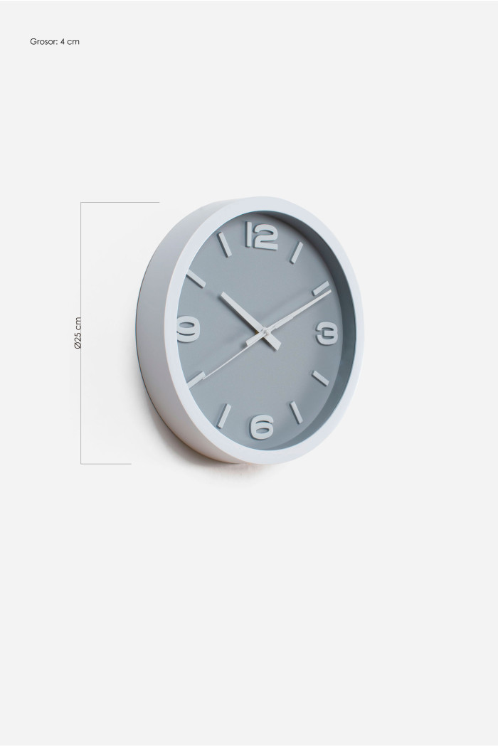 Reloj de Pared Ø25x4cm─ 2 Colores