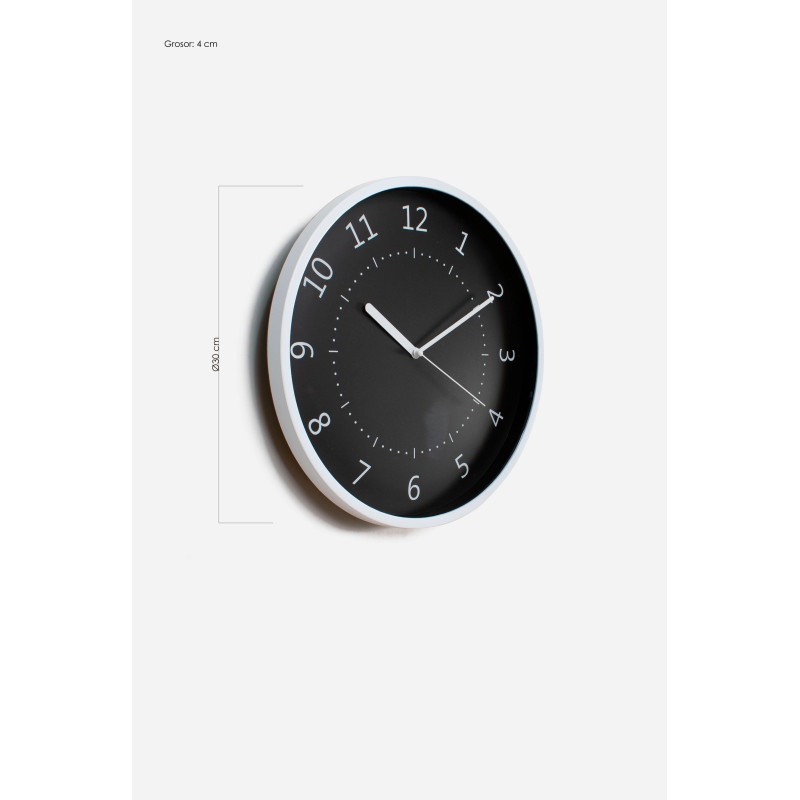 Reloj de Pared Ø30x4cm─ 2 Colores