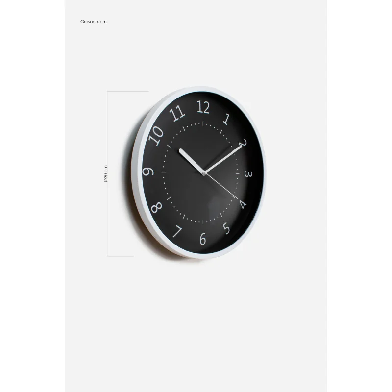Reloj de Pared Ø30x4cm─ 2 Colores