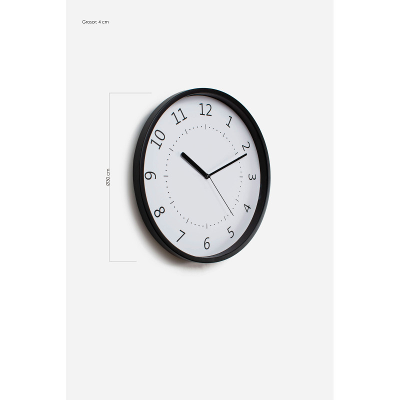 Reloj de Pared Ø30x4cm─ 2 Colores