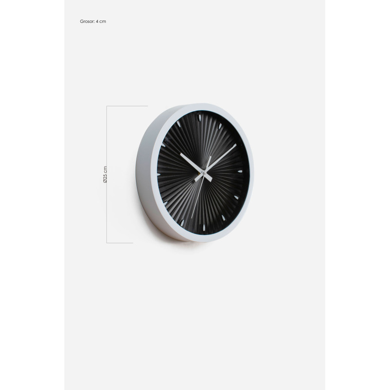 Reloj de Pared Ø25x4cm─ 2 Colores