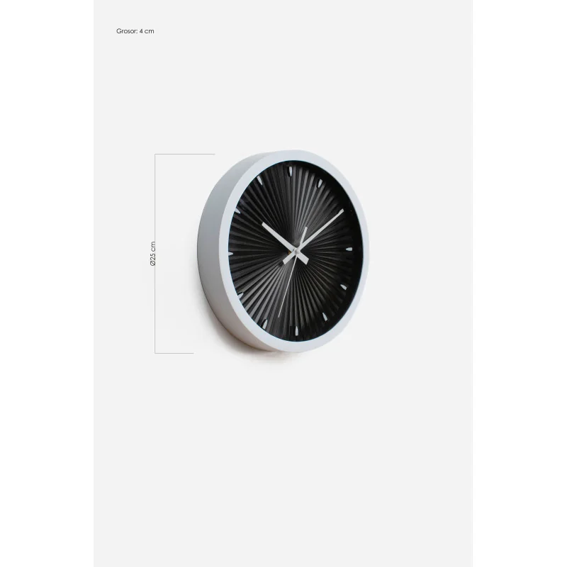 Reloj de Pared Ø25x4cm─ 2 Colores