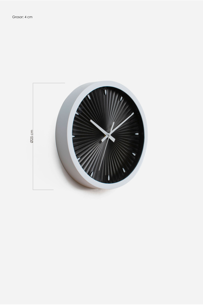 Reloj de Pared Ø25x4cm─ 2 Colores