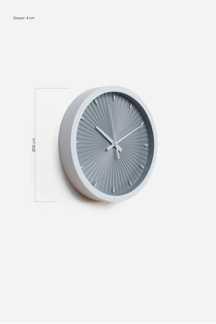 Reloj de Pared Ø25x4cm─ 2 Colores