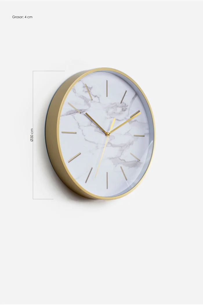Reloj de Pared Ø30x4cm Alden ─ 3 Colores