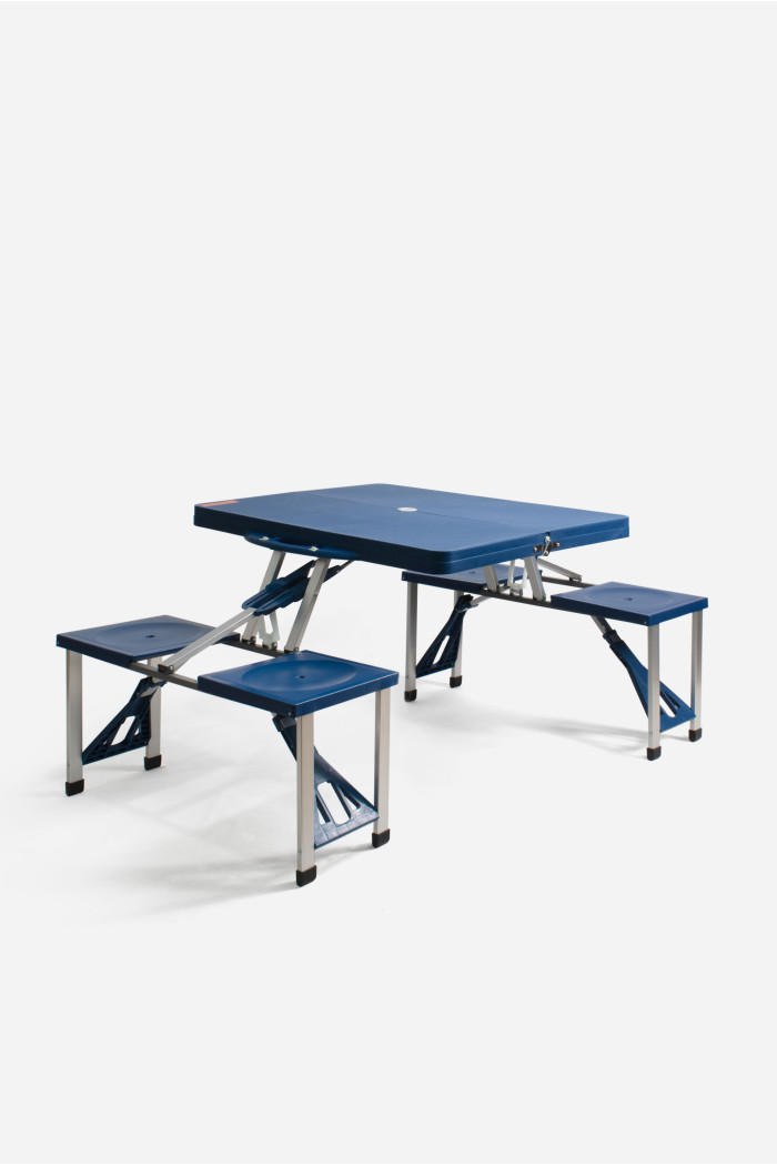 Mesa de Camping Plegable con Asientos